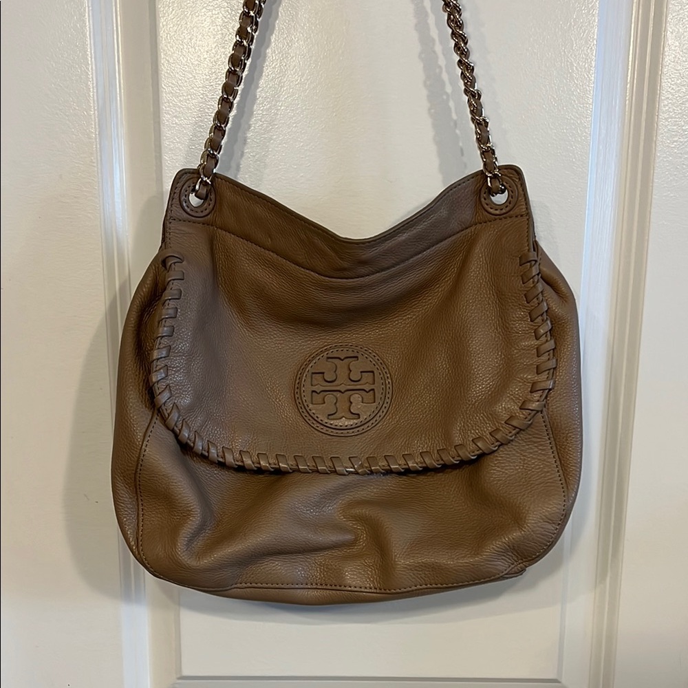 Tory Burch Marion Leather saddle Bag